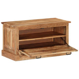 Shoe Storage Bench 85x40x45 cm Solid Acacia Wood 337826