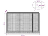 Gabion with 3.5 mm Wire and 5x5 cm Mesh 250x100x200 cm 3462479