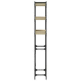 Washing Machine Shelf Sonoma Oak 67x25x163 cm Engineered Wood 838979