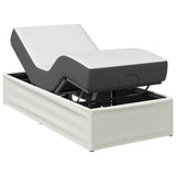 Electric Adjustable Bed Frame White 200 x 70 x 33.5 cm Steel 42037262
