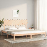 Bed Frame without Mattress 200x200 cm Solid Wood 3104888
