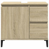 Bathroom Cabinet Sonoma Oak 65x33x60 cm Engineered Wood 847405