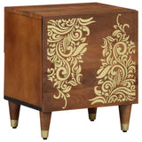 Bedside Cabinet with Door Honey Brown 40 x 33 x 46 cm 4018732