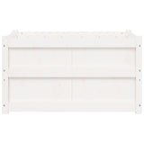 Garden Planter White 90x50x50 cm Solid Wood Pine 837461