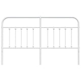 Metal Replace Headboard White 160 cm 352662