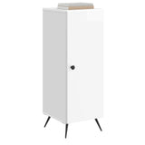 Sideboard High Gloss White 33 x 34.5 x 90 cm Engineered Wood 895519
