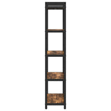 Bookshelf Smoked Oak 60 x 30 x 155 cm Engineered Wood 868385