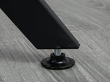 Dining Room Table with Black Legs Anti-slip Foot Pads for Living Room Dining Room 90 x 76 cm Brown T3398P344639