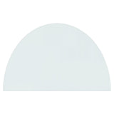 Fireplace Glass Plate Half Round 800x500 mm 324109
