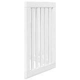 Dog Gate Foldable 3 Panels White 150 cm Poplar Wood 352244