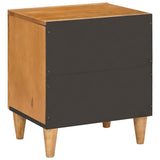 Bedside Cabinet Light Brown 80 x 50 x 40 cm Engineered Wood 4018076