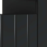 LED TV Cabinet Black Engineered Wood 896466