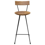 Bar Stools 2 pcs Solid Teak Wood 285205