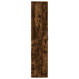 Shoe Cabinet Smoked Oak 80x39x178 cm Engineered Wood 3276676
