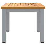 Outdoor Table Natural and Grey 45 x 45 x 38 cm 4010619