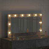 Vanity Mirror Rectangular Concrete Grey 80 x 45 x 18 cm 868320