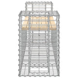 Garden Bench Gabion Design 183x41x60.5 cm Solid Wood Pine 834387