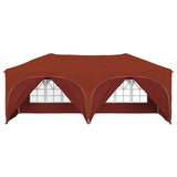 Pop-up Party Tent 575 x 288 x 245 cm Terracotta Oxford Fabric 42019908