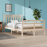 Bed Frame without Mattress 120x200 cm Solid Wood 3105310
