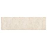 Kitchen Rug Cream Concrete 300 x 60 cm 100% Polyamide Washable 42045709