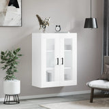 Wall Mounted Cabinet White 69.5x34x90 cm 828484