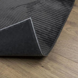 Rug IZA Short Pile Scandinavian Look Anthracite 160x230 cm 375430