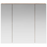 Bathroom Mirror Cabinet with Shelf Old Wood 80 x 14.5 x 70 cm 889109