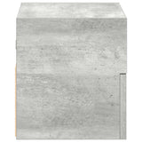 ZNTS Wall-mounted Bedside Cabinets 2 pcs Concrete Grey 45x26x28.5 cm 858603