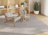Area Rugs Square LUGO Cream and Taupe 120 x 120 cm Polyester 42022707
