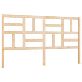 Bed Headboard 206x4x104 cm Solid Wood Pine 818210