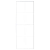 151669 Sliding Door Frosted ESG Glass and Aluminium 76x205 cm White