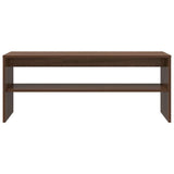 ZNTS TV Cabinet Brown Oak 100x40x40 cm Engineered Wood 859124