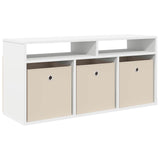 Lowboard with Drawer White 102 x 32 x 48.5 cm 8000588