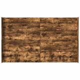 Storage Bed Frame Smoked Oak 120 x 190 cm Engineered Wood 3335329