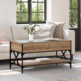 Coffee Table Artisan Oak 100 x 50 x 50 cm Engineered Wood 883042