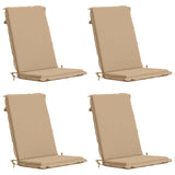 4-Piece High Back Bhair Cushions GEMERT 4 pcs 100% Polyester 945874
