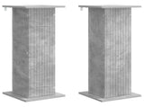 Plant Stand 2 pcs Concrete Grey 30.5 x 30 x 80.5 cm 899769