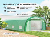 6 x 3 Polytunnelhouse with Upgraded Structure, Mesh Door and Windows, 15 Plant Labels, T3398P554109