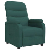 Recliner Chair Dark Green Fabric 342706