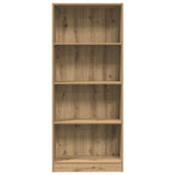 Bookcase Artisian Oak 60x24x143 cm Engineered Wood 857820