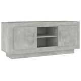 TV Cabinet Concrete Grey 102x35x45 cm Engineered Wood 811794