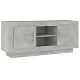TV Cabinet Concrete Grey Engineered Wood Medium Doors 811794