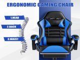 Video Game Chair for Adults, Computer Chair Gaming Chairs for Kids, Adjustable Lumbar Pillow 65451011