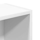 Bookcase White 31x24x77 cm Engineered Wood 860328