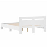 Bed Frame without Mattress White 120x190 cm Small Double 3207448