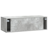 Wall-Mounted TV Cabinet Concrete Grey 99 x 41 x 30 cm 898188