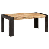 ZNTS Dining Table 180x90x76 cm Solid Mango Wood 3060201