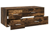 Bathroom Furniture Set 2 pcs Smoked Oak Engineered Wood 3404020