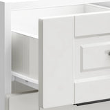 Kitchen Base Cabinet "Porto" High Gloss White Engineered Wood 854222