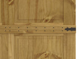 Barn Door Corona Honey Brown 90 x 210 cm Solid Pine Wood 42021181